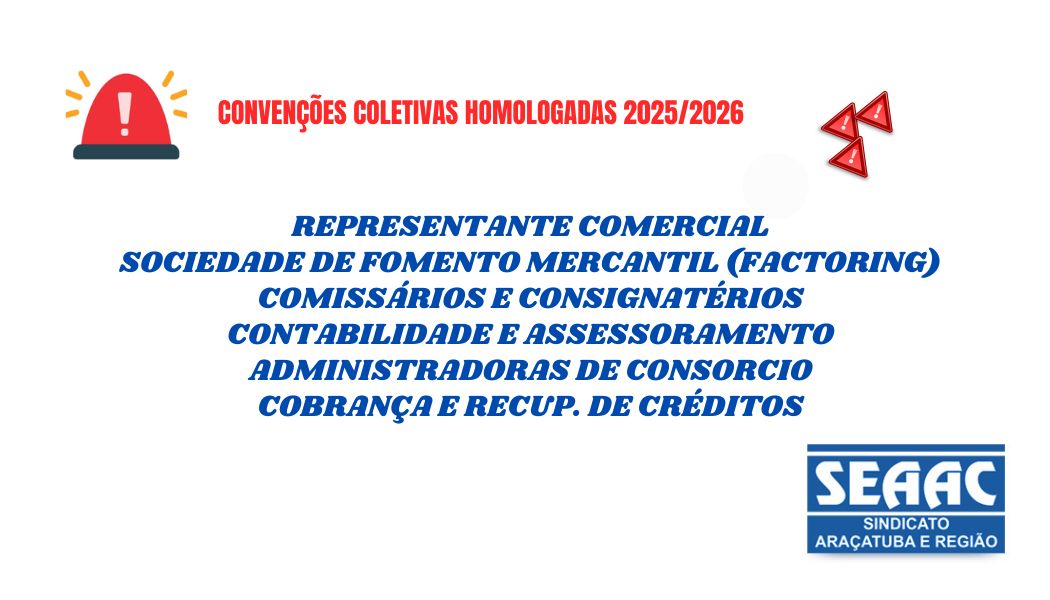 Convenções Coletivas Assinadas 2025/2026